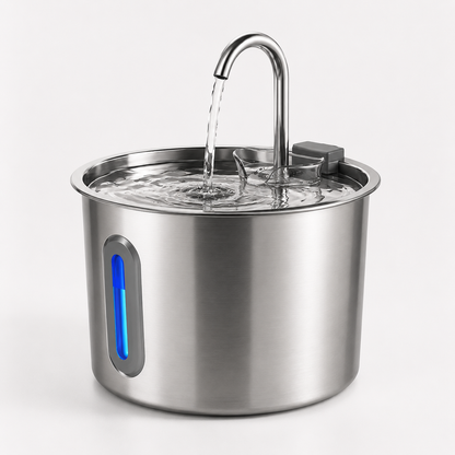 Fellzeit™ 2,2L Edelstahl-Trinkbrunnen